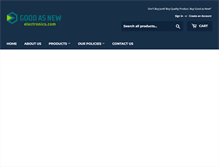 Tablet Screenshot of goodasnewelectronics.com